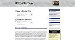 Desktop Screenshot of hairdoctor.com