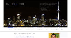 Desktop Screenshot of hairdoctor.co.nz